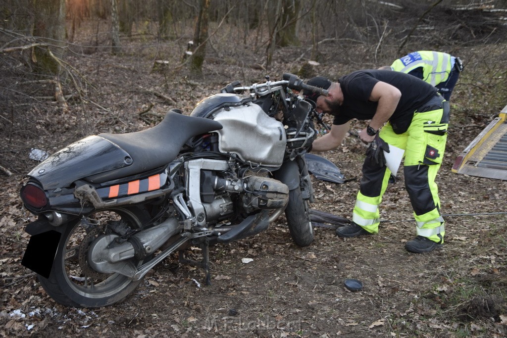 Schwerer VU Krad Fahrrad Koeln Porz Alte Koelnerstr P269.JPG - Miklos Laubert